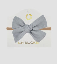 Load image into Gallery viewer, Headbands -blue. Cream or white
