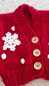 Snowflake cardigan