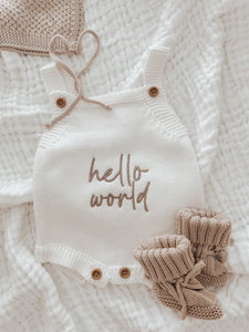 Personalised Classic Romper in Milk